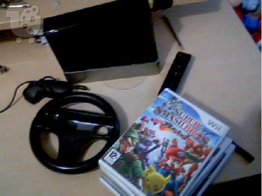 PoulaTo: wii + wii wheel + 7games
